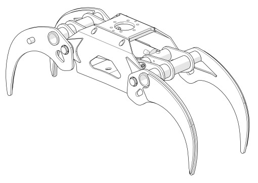 Chwytak gałęziowy (0,25 m²)