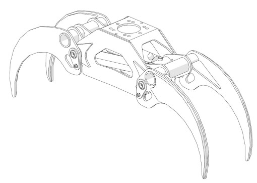 Chwytak gałęziowy (0,21 m²)