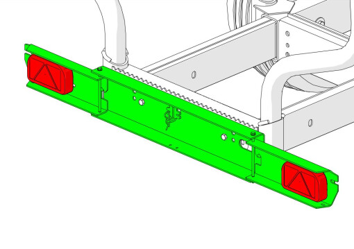 Składane lampy tylne LED